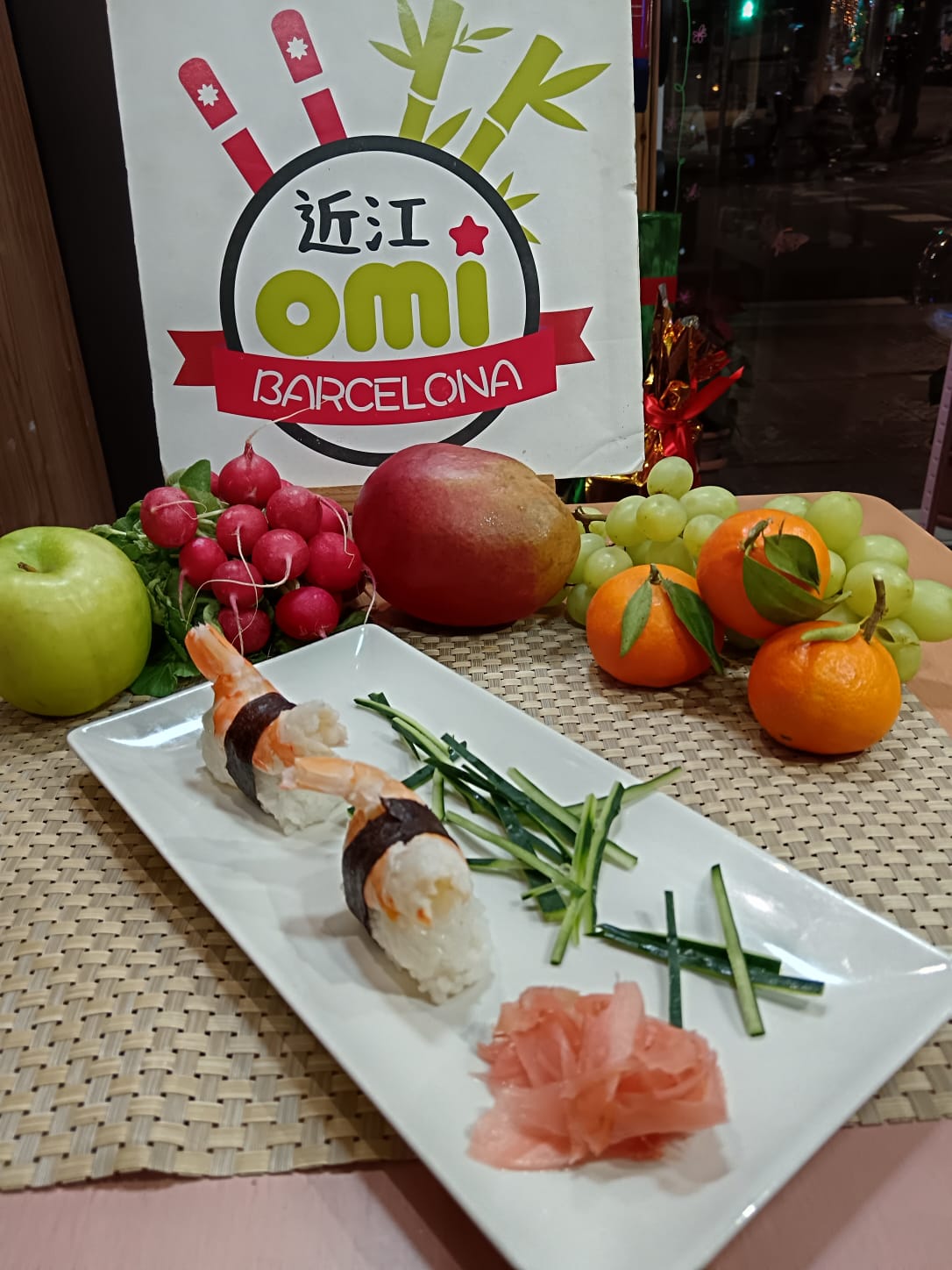 Nigiri Langostinos (2 piezas)