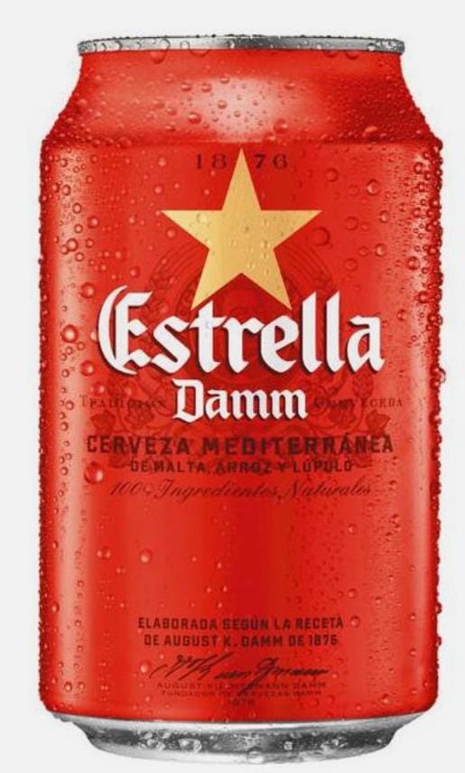 Cerveza Estrella Damm